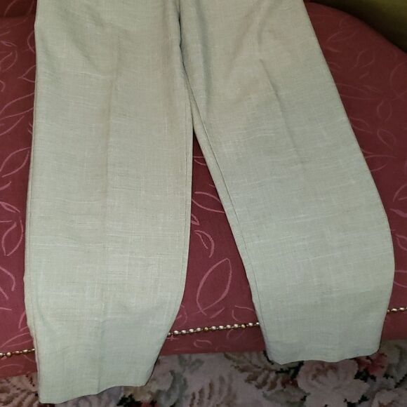 Bend Over Green Polyester Pants - Picture 3 of 8